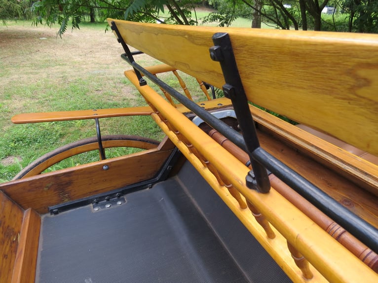 Wagon for single-driver carriage (Sandschneider), fully restored for enthusiasts