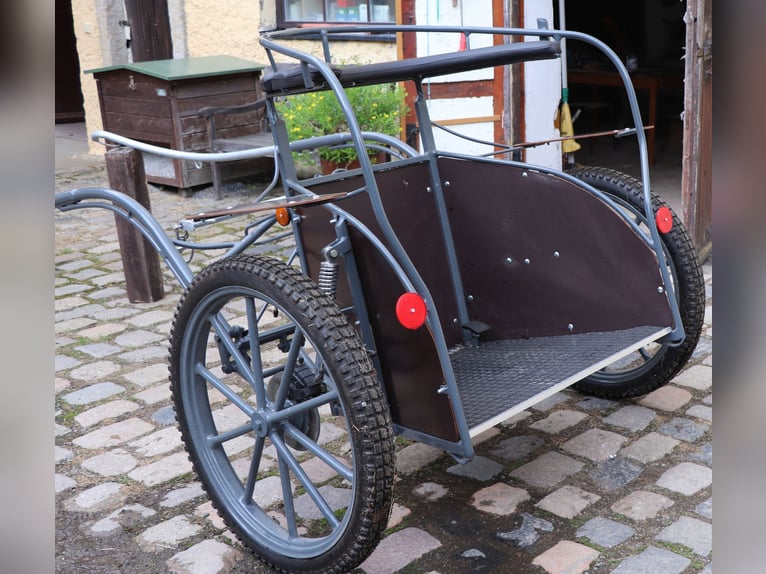 Einachskutsche im Streitwagen-Design - wenig gefahren