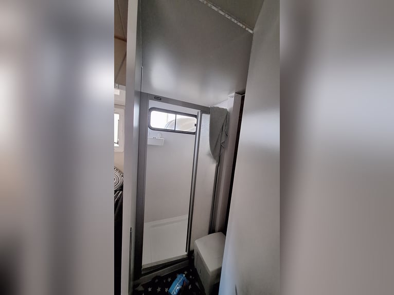 Transporter konny MAN – samochód ciężarowy do przewozu koni z przyczepą mieszkalną, na 4 konie
