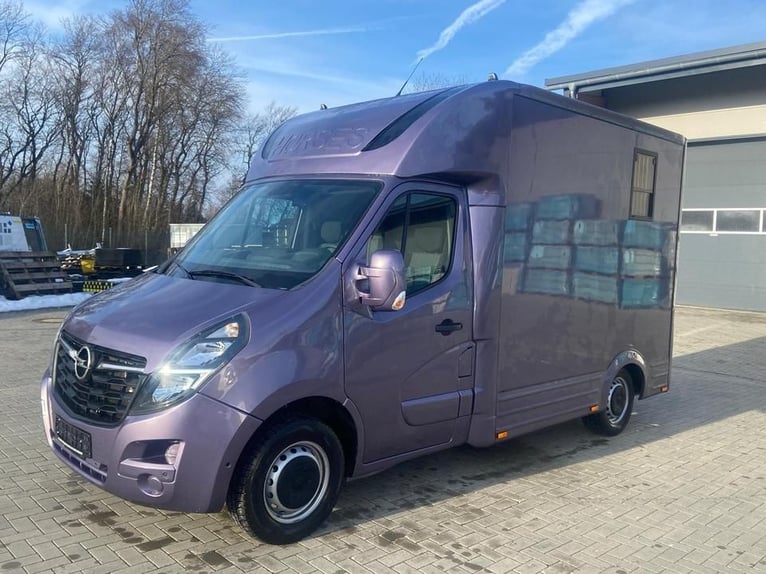 Transporter for horses Opel Movano 3.5 tons, 2 horses, registration 2021