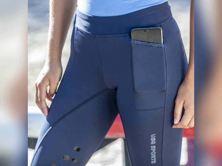 Damen Reit-Tights "Kate", Top-Grip Vollbesatz, elastischer Beinabschluss, REDUZIERT