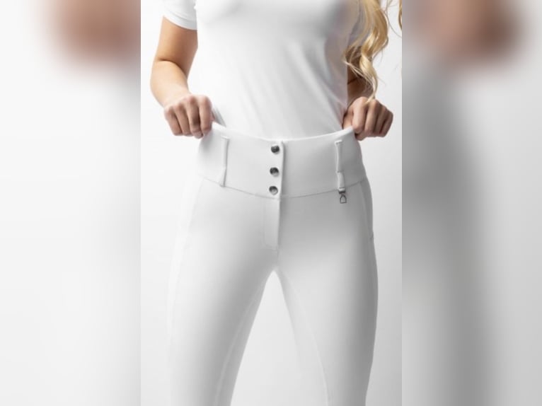 Nowe bryczesy Leonie horze białe konkursowe