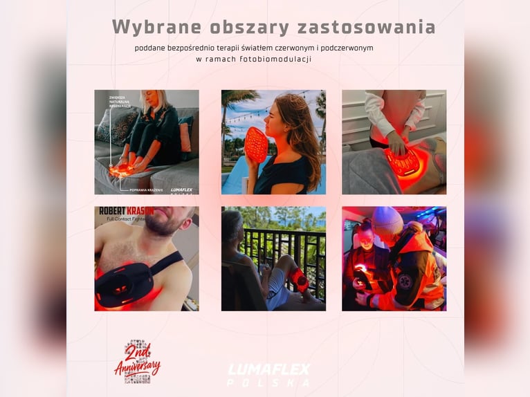 Nowość ochraniacze RLT terapia światłem czerwonym Lumaflex Horse