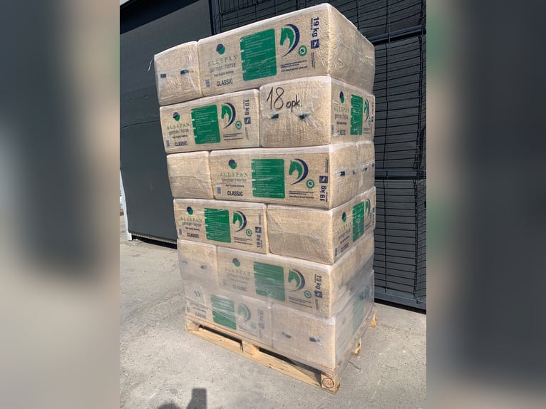 Ściółka dla koni, zwierząt, trociny, wióry odpylone Allspan Classic, paleta 18 opk./ dostawa kurier