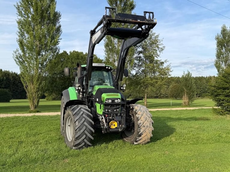 Ciągnik DEUTZ 7250 AGROTON TTV, 258 KM, z ładowaczem czołowym – TOP