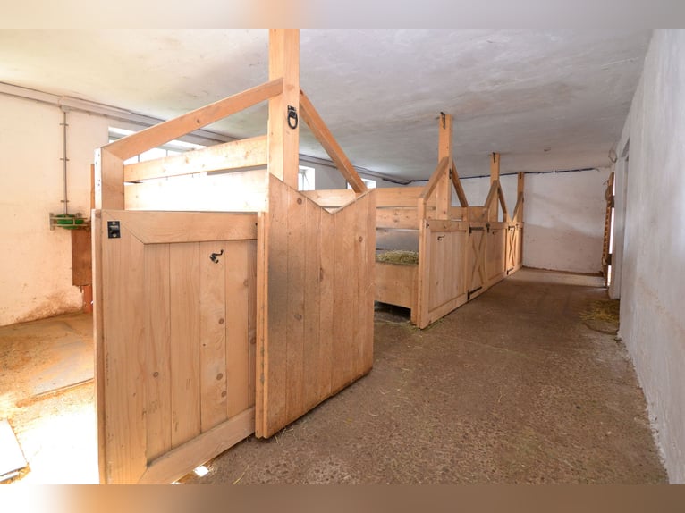 Denkmalprämiertes Jurahaus mit Pferdehof und erstklassiger Reithalle