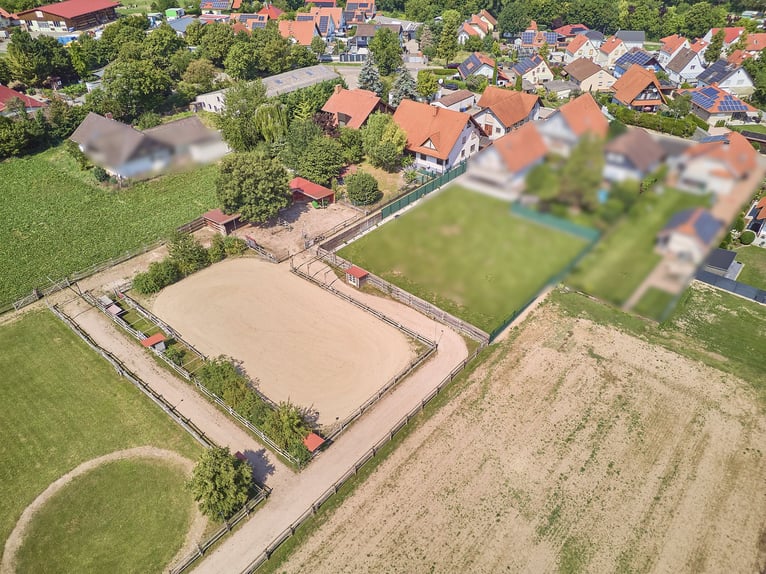 Pferdeimmobilie in Worms mit großem Mehrfamilienhaus und eigener Ovalbahn zu verkaufen!