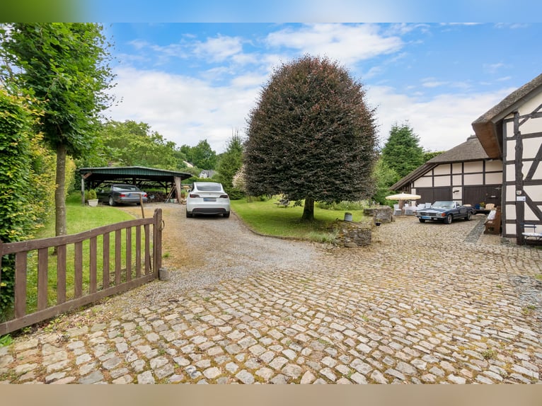 Zeitreise im Grünen: Historisches Bauernhaus mit Reetdach und kleinem Pferdestall in Monschau-Widdau