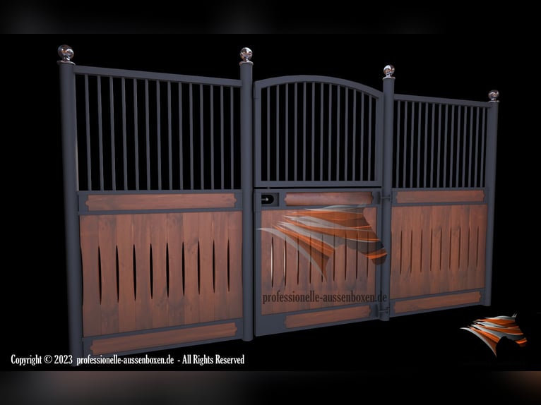 Pferdebox für den & Pferdestall - Boxenfront, Trennwand, Stallwand, Vorderfront & Innenbox