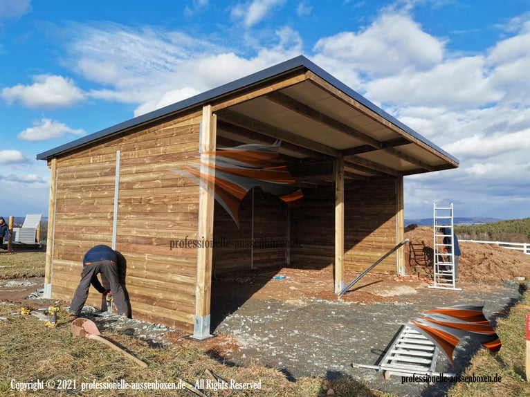 TOP Unterstand für Pferde - Offenstall bauen & Pferdeunterstand, Weideunterstand, Weidehütte kaufen