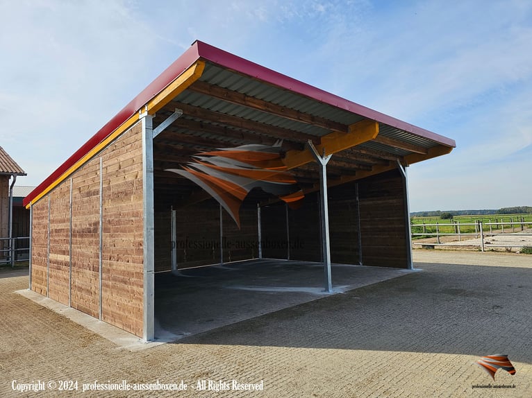 TOP Unterstand für Pferde - Offenstall bauen & Pferdeunterstand, Weideunterstand, Weidehütte kaufen