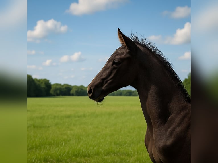 Oldenburg Mare Foal (05/2025) Black in Bersenbr&#xFC;ck