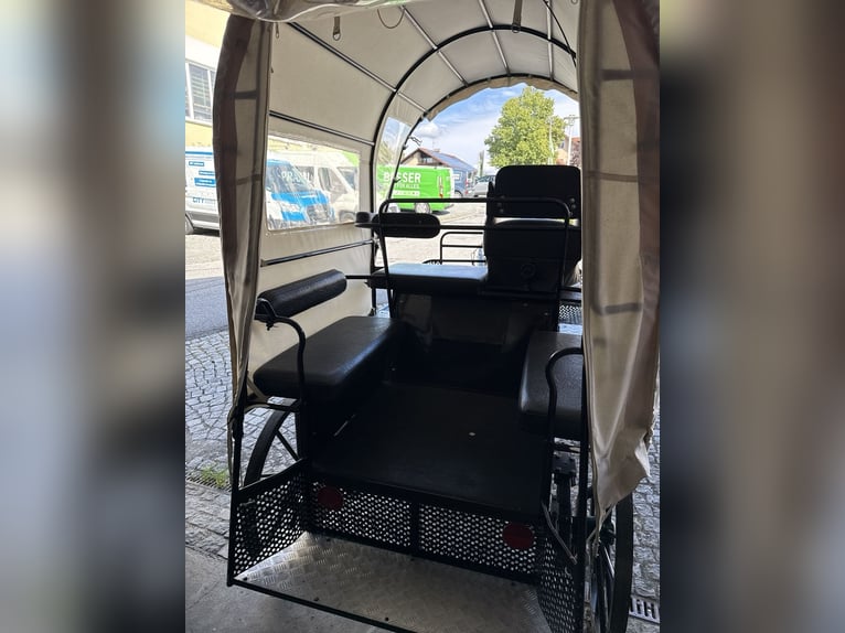 Carro trainato con freni a disco