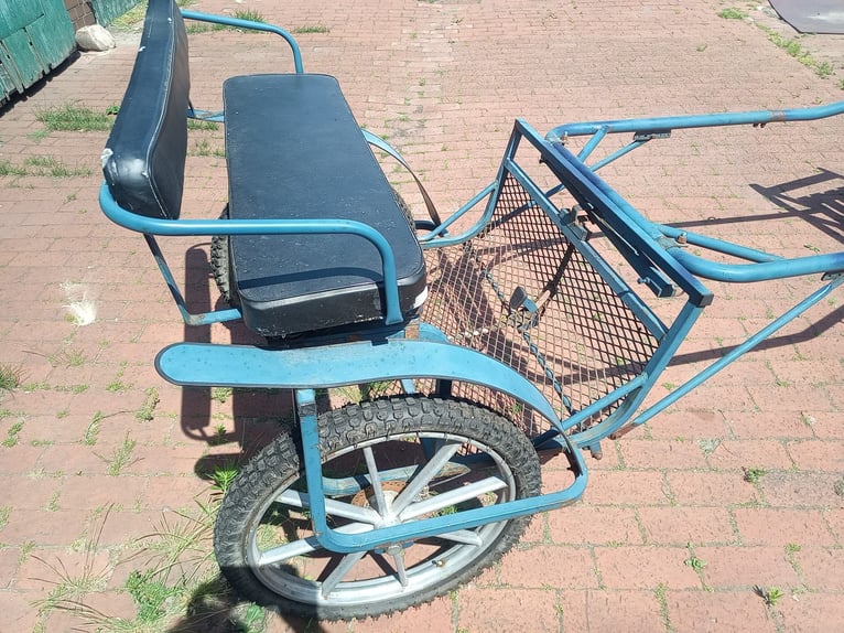 Carrozza a molle e freno per pony di categoria B/C
