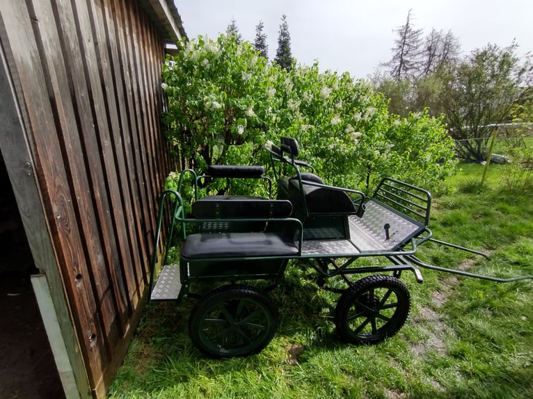 Carrozza da marathon a una ruota con bardatura