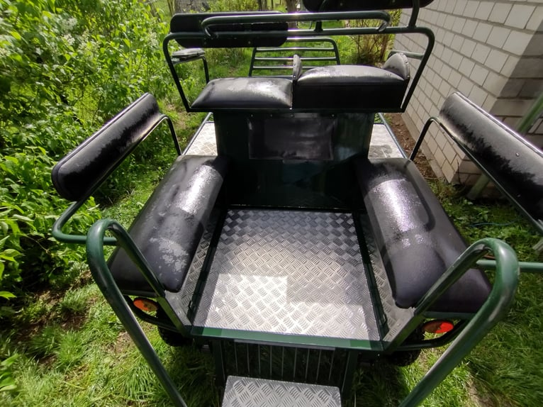 Carrozza da marathon a una ruota con bardatura