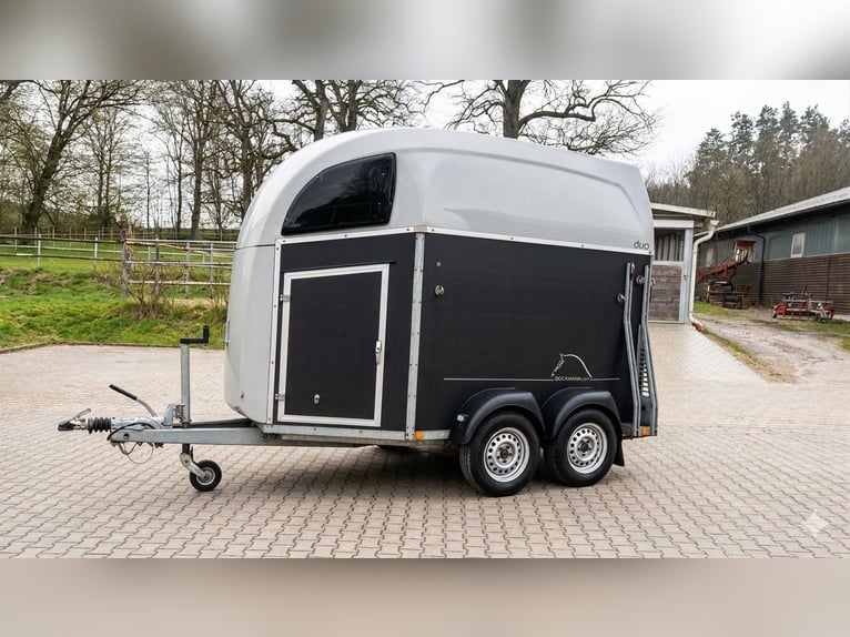 Böckmann Duo R Carrello per trasporto cavalli | Anno 2017 | Pavimento in alluminio | Con stiva per s