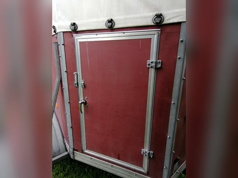 Carrello Böckmann per 1,5 cavalli, usato, in buone condizioni, revisione recente con nuovo collaudo