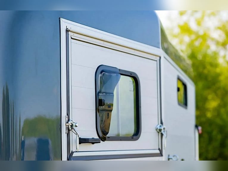 Carrozza per cavalli Liberté Touring Country XL con rampa anteriore e selleria