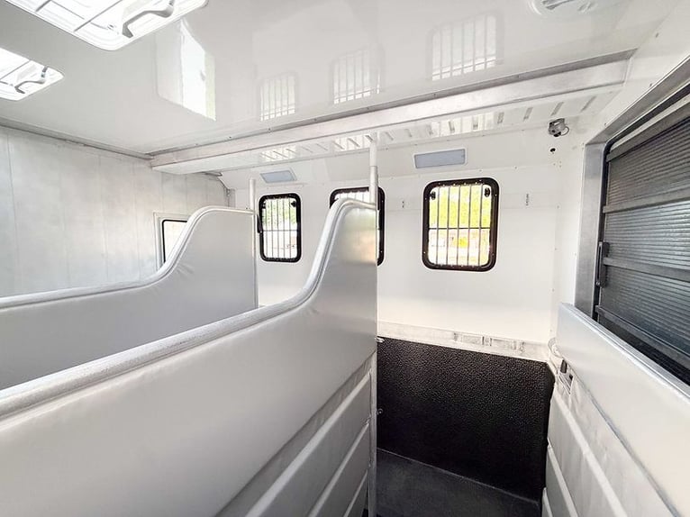 Trasporto per cavalli da 7,5 tonnellate, per 3 cavalli / Abitacolo Iveco Daily 210 CV, automatico, c