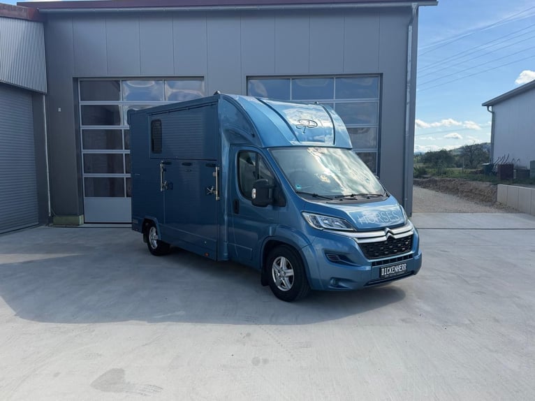 Furgone trasporto animali Citroën Jumper con soli 68.000 km, clima, 163 CV, trasporto bestiame, auti
