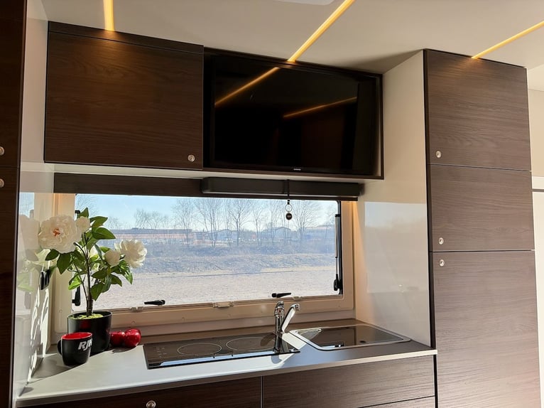 Iveco Eurocargo 160E RJH Ecoline H5 Trasporto animali con sponda scorrevole per 5 cavalli Camion WC