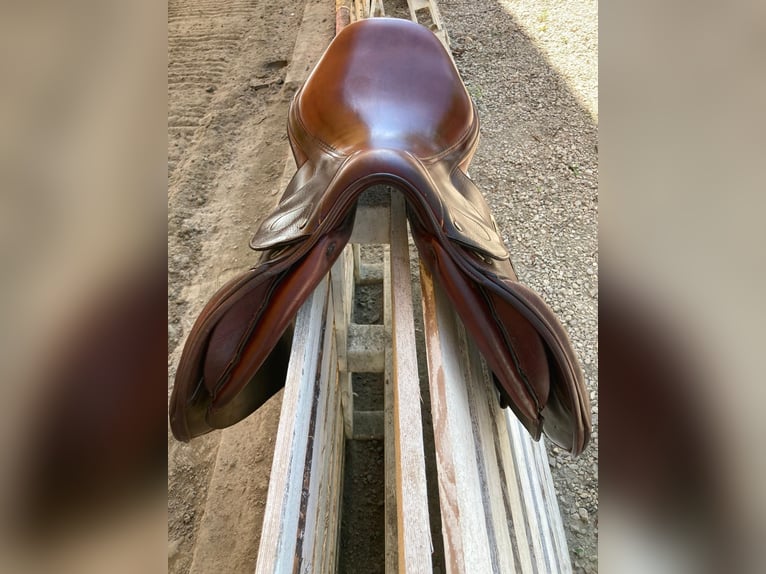 Bellissima Sella Action Horse Modello Decima anno 2023 colore marrone bordata misura 17.5