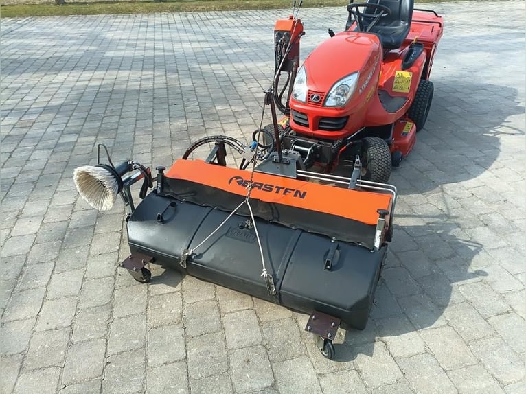 Kubota GR1600 trattore da giardino diesel con spazzatrice Kersten