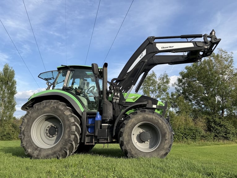Trattore DEUTZ 7250 AGROTON TTV 258 CV con caricatore frontale, dotazioni eccellenti