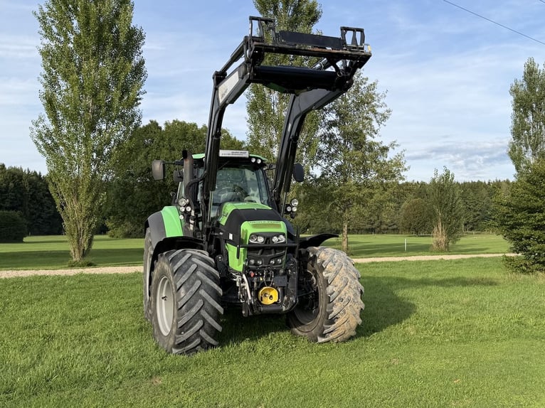 Trattore DEUTZ 7250 AGROTON TTV 258 CV con caricatore frontale, dotazioni eccellenti