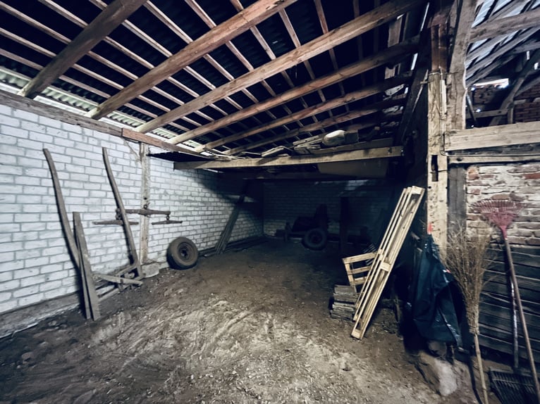 Attraktiver Resthof mit großer Scheune, Stallgebäude und Wiese im schönen Wendland