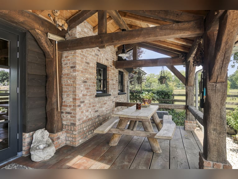 Casa di campagna con struttura per l'allevamento di cavalli, inclusa una pista coperta, una pista al