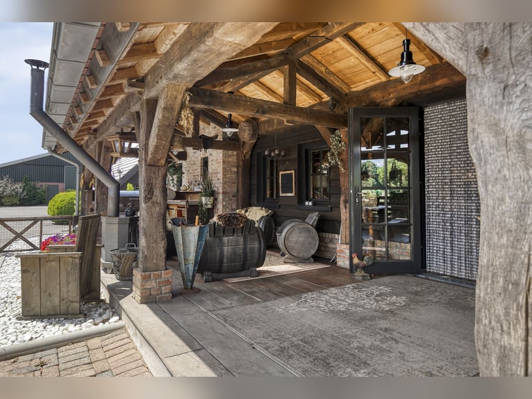 Casa di campagna con struttura per l'allevamento di cavalli, inclusa una pista coperta, una pista al