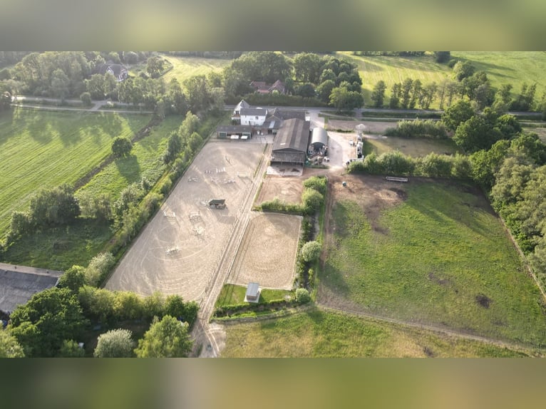 Impianto equestre polivalente con ampio bifamiliare a Hude (distretto di Oldenburg)