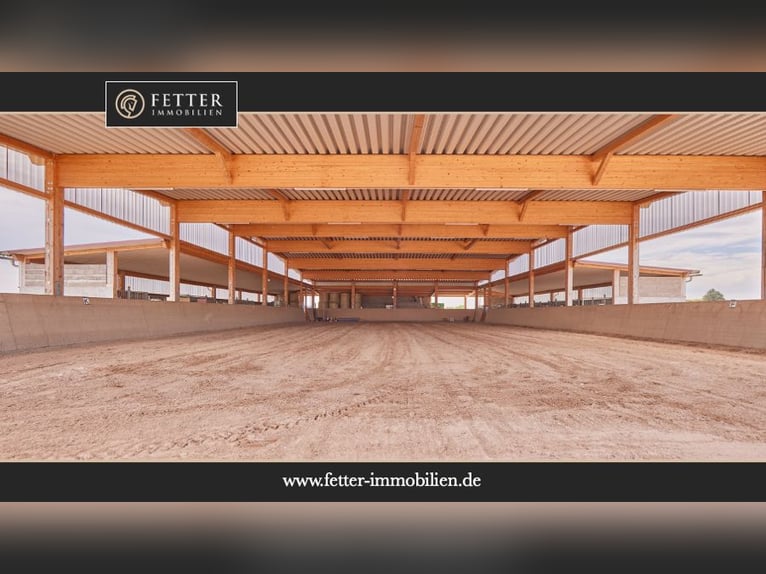 Neuwertige Reitanlage aus 2021 – Tolle Aussichtslage mit vielfältigen Trainingsbedingungen!