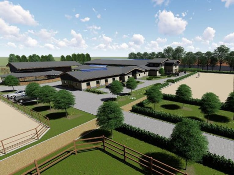 Terreno agricolo con autorizzazione edilizia per un centro equestre professionale a Colonia!