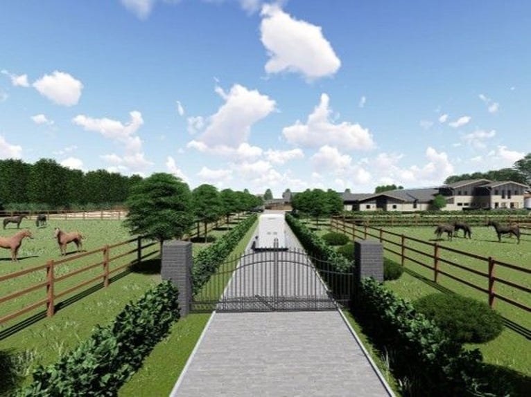 Terreno agricolo con autorizzazione edilizia per un centro equestre professionale a Colonia!