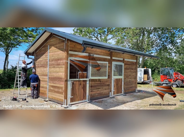 Besten Pferdestall bauen: Außenboxen, Pferdeboxen, Offenstall, Weidehütten und Unterstand für Pferde