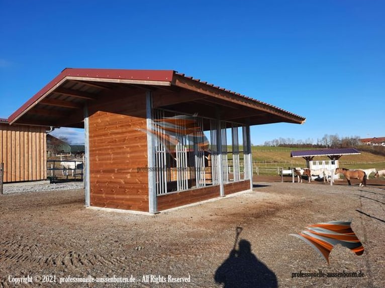 Capanna per pascolo e box all'aperto, rifugio per cavalli | Rifugio per pascolo ideale per i vostri 