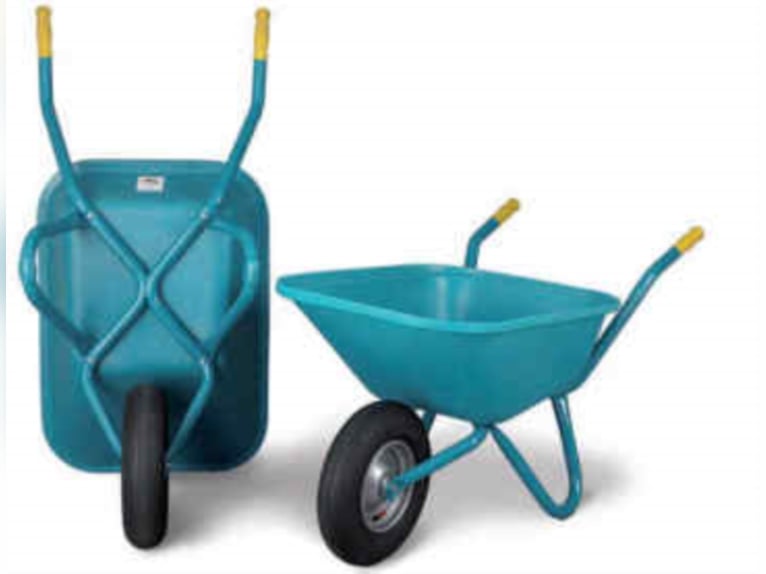 Mefro carriola in plastica con vasca da 90 litri / 140 litri, disponibile a partire da