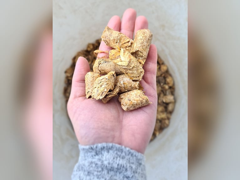 Pellet di paglia regionali, pellet per il letto, cubi di paglia, premiscelati, pellet strutturali, p