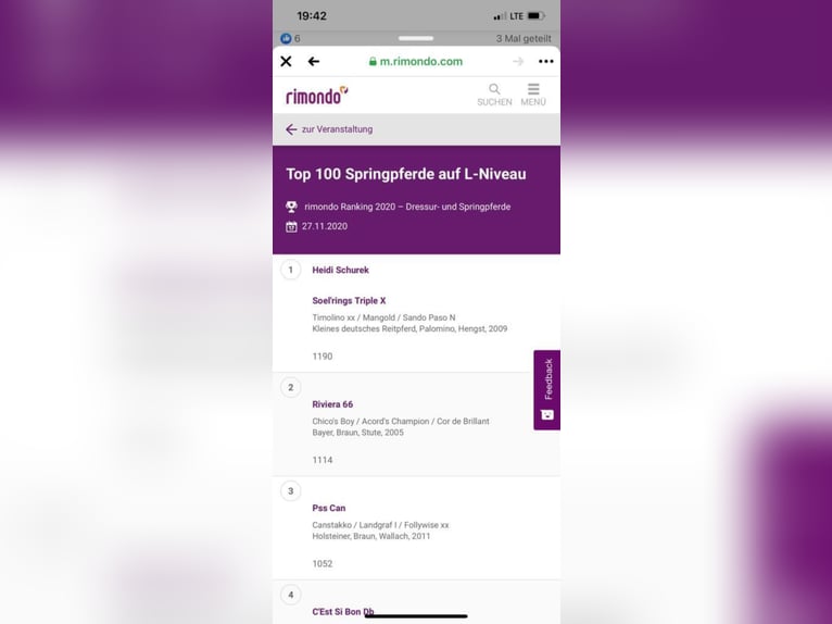 Soel'rings Triple X Piccolo Pony Tedesco Stallone Palomino in Bad Sachsa/Nüxei