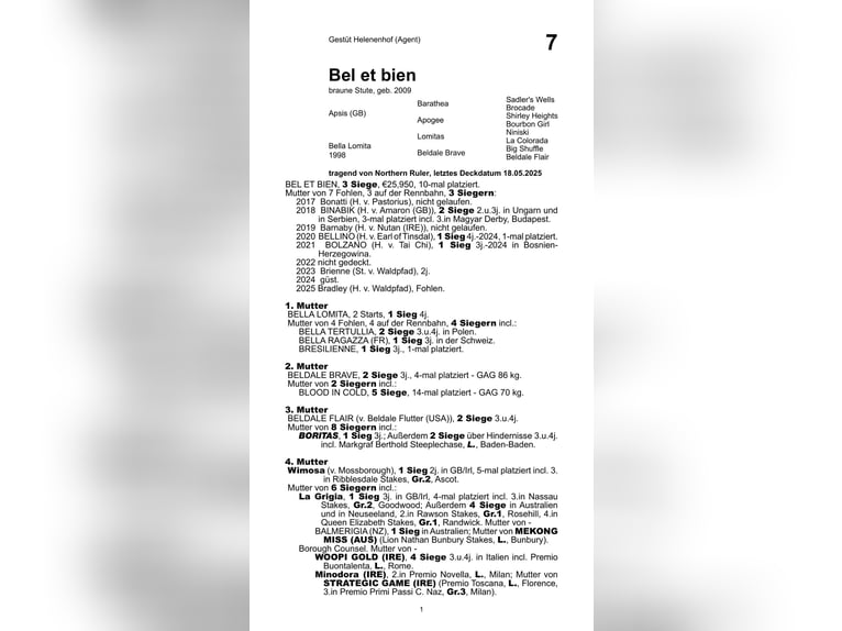 Thoroughbred Mare 17 years in Ausleben