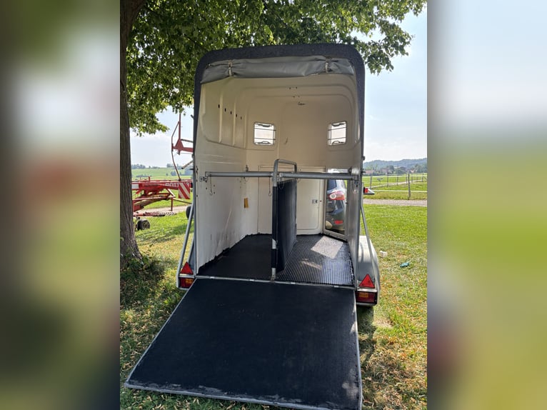 Blomert / Wörmann 2er Pferdeanhänger Vollpoly