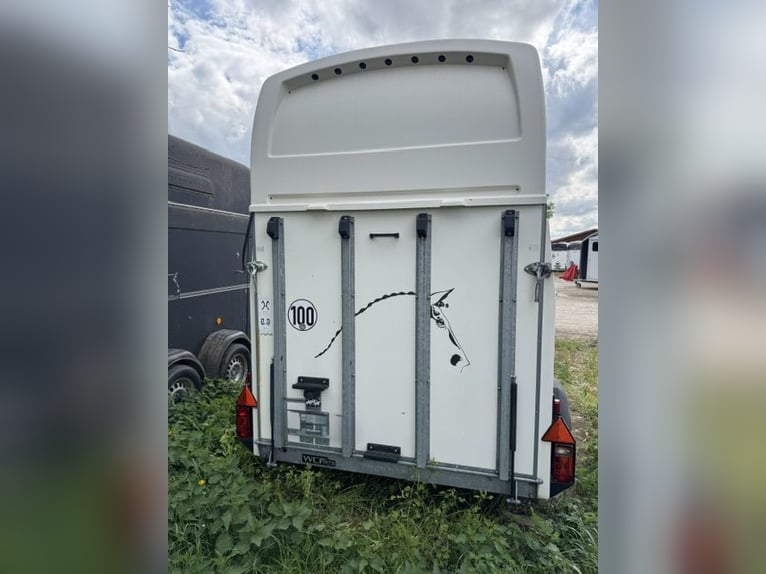 Böckmann XL aluminium bodemwagen voor 2 paarden