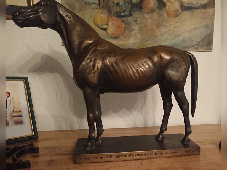 Tempelhüter Bronzeskulptur