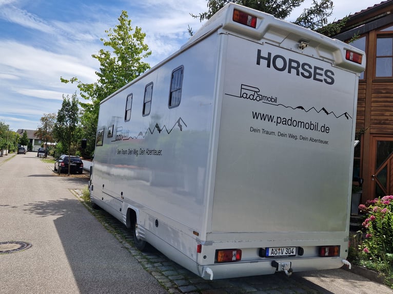 Mercedes-Benz 814 Dickenherr omgebouwd in 2019, met 3 slaapplaatsen en zonnepaneel