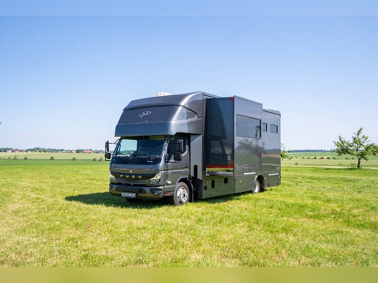 Mercedes-Benz paardentransporter Fuso POP-Out, 3 zitplaatsen, camper, vee-transporter, automatische