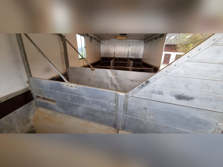 MAN paardentransporter met stallingtent