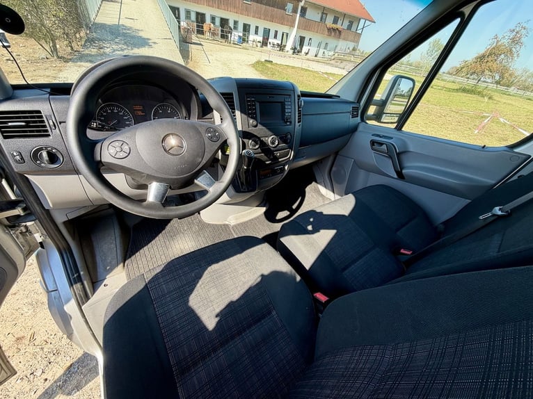 Mercedes-Benz Sprinter 2-paarden transporter met zadelkamer vrachtwagen